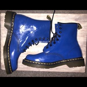 Dr. Marten Blue Boots Women’s size 7